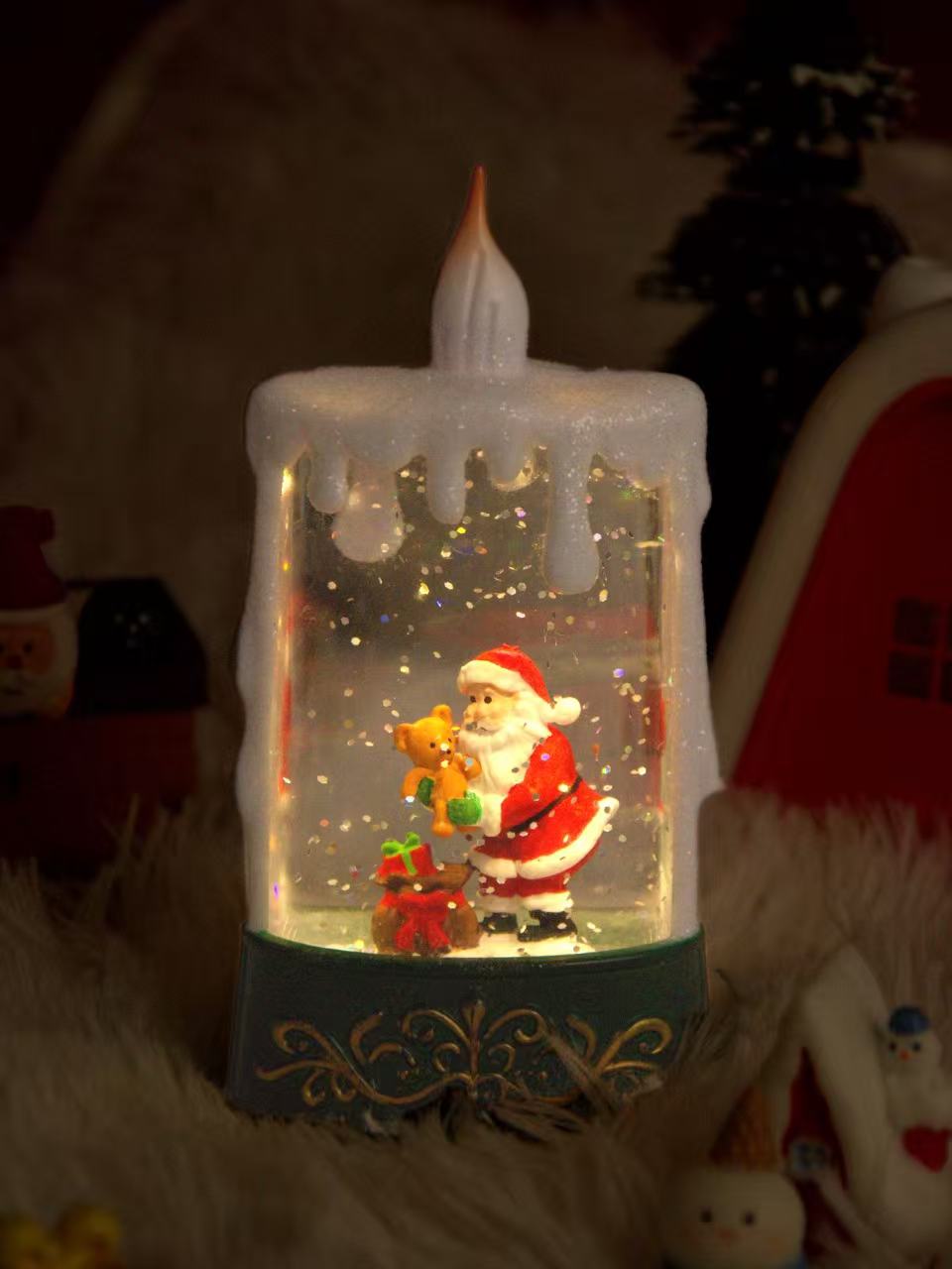 Christmas Large Candle Lamp