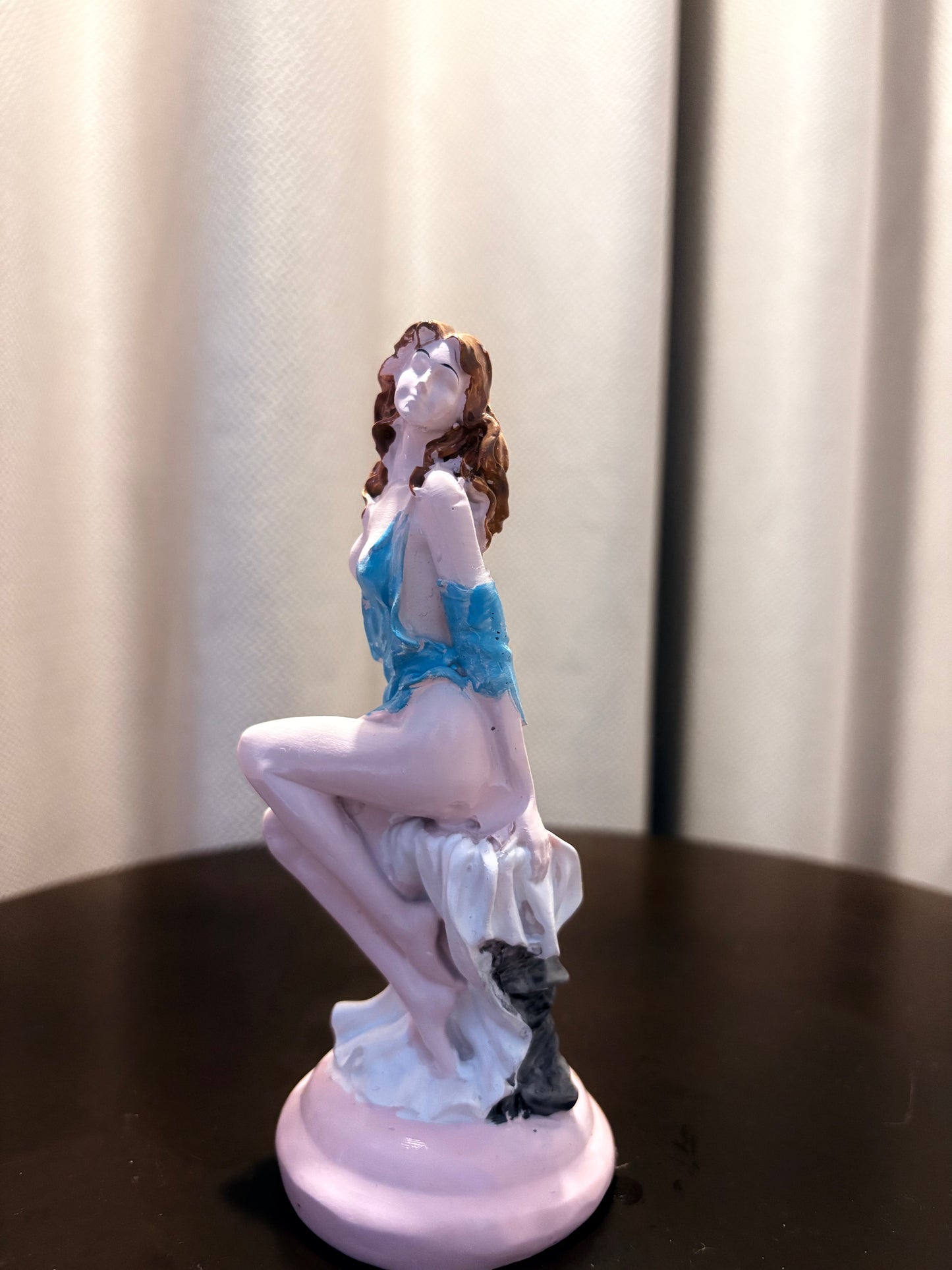 Seated Ancient Greek Goddess Statue