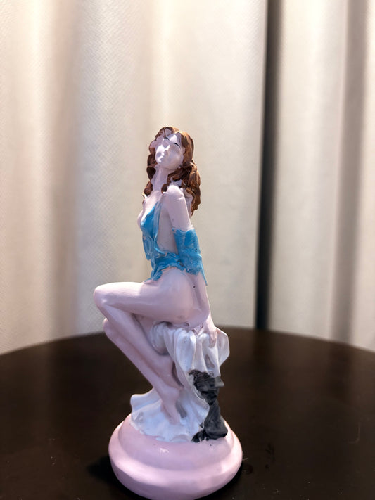Seated Ancient Greek Goddess Statue